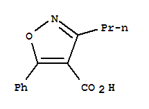 (7ci)-5-苯基-3-丙基-4-異噁唑羧酸結構式_92029-31-7結構式