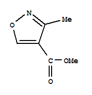 (9ci)-3-甲基-4-異噁唑羧酸甲酯結(jié)構(gòu)式_92234-50-9結(jié)構(gòu)式