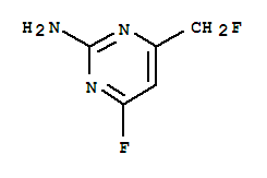 (9ci)-4-氟-6-(氟甲基)-2-嘧啶胺結(jié)構(gòu)式_92311-40-5結(jié)構(gòu)式