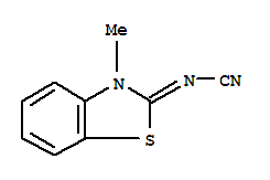 (9ci)-(3-甲基-2(3h)-苯并噻唑)-氨腈結(jié)構(gòu)式_92819-62-0結(jié)構(gòu)式