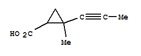 (7ci)-2-甲基-2-(1-丙炔)-環(huán)丙烷羧酸結(jié)構(gòu)式_93167-80-7結(jié)構(gòu)式