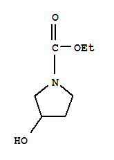 (6ci,9ci)-3-羥基-1-吡咯烷羧酸乙酯結(jié)構(gòu)式_93591-91-4結(jié)構(gòu)式