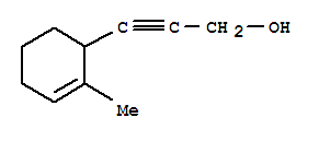 (7ci)-3-(2-甲基-2-環(huán)己烯-1-基)2-丙炔-1-醇結(jié)構(gòu)式_94073-82-2結(jié)構(gòu)式