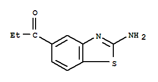 (9ci)-1-(2-氨基-5-苯并噻唑)-1-丙酮結(jié)構(gòu)式_94704-09-3結(jié)構(gòu)式