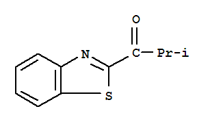 (9ci)-1-(2-苯并噻唑)-2-甲基-1-丙酮結(jié)構(gòu)式_96327-88-7結(jié)構(gòu)式