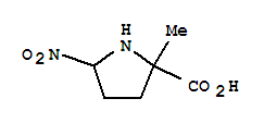 (6ci)-2-甲基-5-硝基-脯氨酸結構式_98484-79-8結構式
