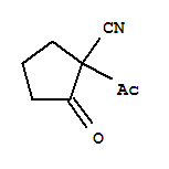 (6ci)-1-乙酰基-2-氧代-環(huán)戊烷甲腈結(jié)構(gòu)式_98491-54-4結(jié)構(gòu)式