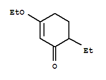 (9ci)-3-乙氧基-6-乙基-2-環(huán)己烯-1-酮結構式_99163-03-8結構式