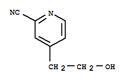 (9ci)-4-(2-羥基乙基)-2-吡啶甲腈結構式_99584-77-7結構式