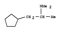 (6ci)-n,n,-alpha--三甲基-環(huán)戊烷乙胺結(jié)構(gòu)式_99863-05-5結(jié)構(gòu)式