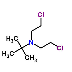 N,N-雙(2-氯乙基)-2-甲基-2-丙胺結(jié)構(gòu)式_10125-86-7結(jié)構(gòu)式