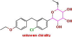 (2S,3r,4r,5s,6r)-2-(4-chloro-3-(4-ethoxybenzyl)phenyl)-6-(methylthio)tetrahydro-2h-pyran-3,4,5-triolStructure,1018899-04-1Structure (2S,3r,4r,5s,6r)-2-(4-chloro-3-(4-ethoxybenzyl)phenyl)-6-(methylthio)tetrahydro-2h-pyran-3,4,5-triol Structure,1018899-04-1Structure