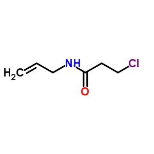 N-烯丙基-3-氯丙酰胺結(jié)構(gòu)式_106593-38-8結(jié)構(gòu)式