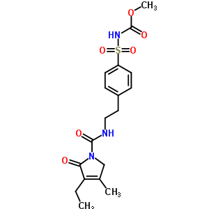 格列美脲雜質C(格列美脲氨基甲酸乙酯)結構式_119018-30-3結構式