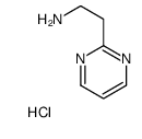 2-(嘧啶-2-基)乙胺鹽酸鹽結(jié)構(gòu)式_1198118-04-5結(jié)構(gòu)式