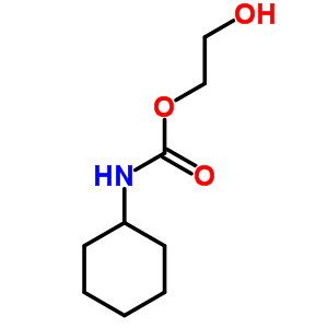 (9CI)-環(huán)己基氨基甲酸 2-羥基乙酯結(jié)構(gòu)式_13027-13-9結(jié)構(gòu)式