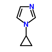  N-環(huán)丙基咪唑結(jié)構(gòu)式_135207-17-9結(jié)構(gòu)式