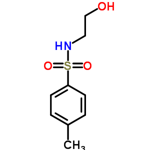 N-(2-羥乙基)對(duì)甲苯磺酰胺結(jié)構(gòu)式_14316-14-4結(jié)構(gòu)式