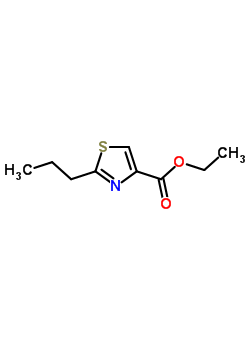 2-丙基噻唑-4-羧酸乙酯結構式_14819-39-7結構式
