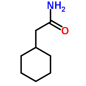 環(huán)己烷乙酰胺結(jié)構(gòu)式_1503-87-3結(jié)構(gòu)式