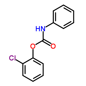 N-苯基氨基甲酸 2-氯苯酯結(jié)構(gòu)式_16400-07-0結(jié)構(gòu)式
