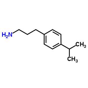 3-(4-異丙基苯)-1-丙胺結(jié)構(gòu)式_165736-01-6結(jié)構(gòu)式