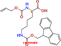 Alloc-lys(fmoc)-oh Structure,186350-56-1Structure