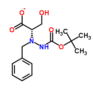 (S)-(+)-N(ALPHA)-芐基-N(BETA)-BOC-(L)-肼基絲氨酸結(jié)構(gòu)式_188777-48-2結(jié)構(gòu)式