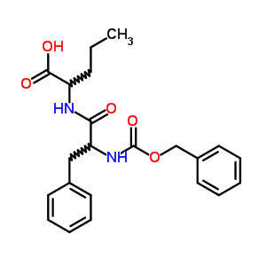 (9CI)-N-[N-[(苯基甲氧基)羰基]-L-苯基丙氨酰基]-L-正纈氨酸結(jié)構(gòu)式_18921-56-7結(jié)構(gòu)式