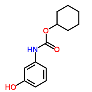 N-(3-羥基苯基)氨基甲酸環(huán)己酯結(jié)構(gòu)式_19972-87-3結(jié)構(gòu)式