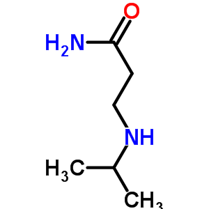 3-(異丙基氨基)丙酰胺結構式_20101-89-7結構式