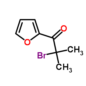 (9ci)-2-溴-1-(2-呋喃)-2-甲基-1-丙酮結構式_20895-05-0結構式