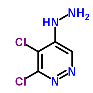 3,4-二氯-5-肼基-吡嗪結(jié)構(gòu)式_2096-33-5結(jié)構(gòu)式