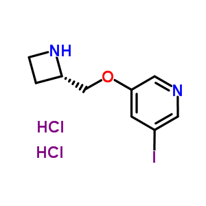 (S)-5-碘-3-[(2-氮雜啶)-甲氧基]吡啶結(jié)構(gòu)式_213764-92-2結(jié)構(gòu)式