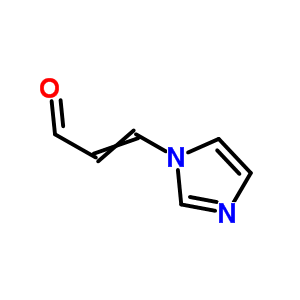 (9ci)-3-(1H-咪唑-1-基)-2-丙烯醛結(jié)構(gòu)式_21431-75-4結(jié)構(gòu)式
