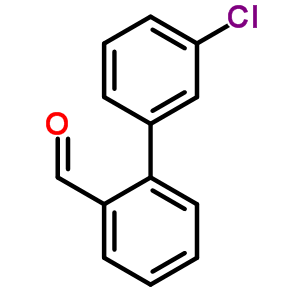 3-氯聯(lián)苯-2-甲醛結(jié)構(gòu)式_216443-25-3結(jié)構(gòu)式