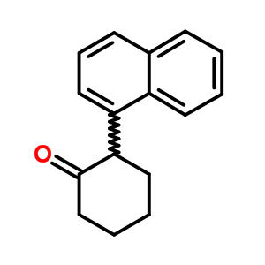 2-(1-萘)-環(huán)己酮結(jié)構(gòu)式_22591-15-7結(jié)構(gòu)式