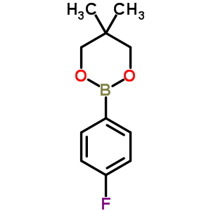 4-氟苯基硼酸新戊二醇酯結構式_225916-39-2結構式