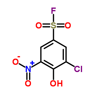 Benzenesulfonylfluoride, 3-chloro-4-hydroxy-5-nitro-Structure,23379-30-8Structure Benzenesulfonylfluoride, 3-chloro-4-hydroxy-5-nitro- Structure,23379-30-8Structure