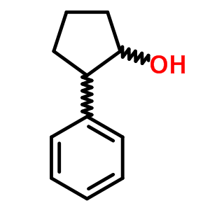 (1R,2R)-rel-2-苯基環(huán)戊醇結(jié)構(gòu)式_2362-73-4結(jié)構(gòu)式
