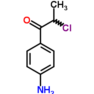 (9ci)-1-(4-氨基苯基)-2-氯-1-丙酮結(jié)構(gòu)式_25021-66-3結(jié)構(gòu)式