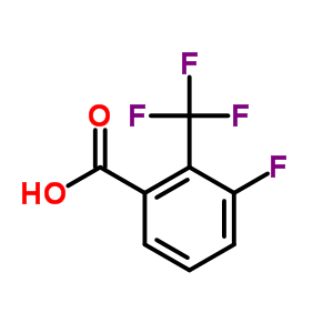 3-Fluoro-2-trifluoromethylbenzoic acid Structure,261951-80-8Structure