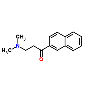 3-(二甲基氨基)-1-(2-萘)-1-丙酮鹽酸鹽結構式_2631-61-0結構式