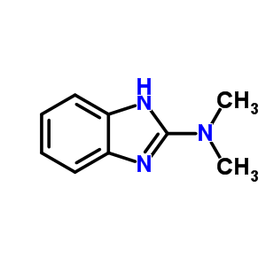N,N-二甲基-1H-苯并咪唑-2-胺結(jié)構(gòu)式_2851-13-0結(jié)構(gòu)式