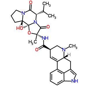 麥角瓦靈結構式_2873-38-3結構式