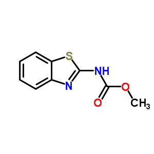 (9ci)-2-苯并噻唑-氨基甲酸甲酯結(jié)構(gòu)式_28953-24-4結(jié)構(gòu)式