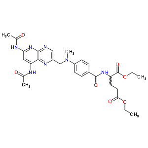 2-谷氨基酸-N-[4-甲氨基苯甲?；鵠-二乙酯結構式_30826-47-2結構式