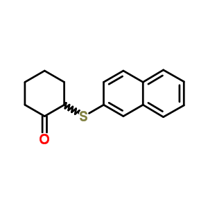 2-(2-萘硫代)-環(huán)己酮結(jié)構(gòu)式_32090-18-9結(jié)構(gòu)式