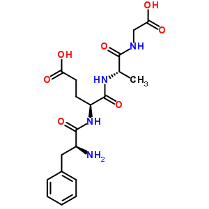 (4S)-4-[[(2S)-2-氨基-3-苯基丙?；鵠氨基]-5-[[(2S)-1-(羧甲基氨基)-1-氧代丙烷-2-基]氨基]-5-氧代戊酸結(jié)構(gòu)式_32440-94-1結(jié)構(gòu)式