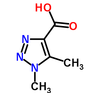1,5-Dimethyl-1h-1,2,3-triazole-4-carboxylic acidStructure,329064-07-5Structure 1,5-Dimethyl-1h-1,2,3-triazole-4-carboxylic acid Structure,329064-07-5Structure